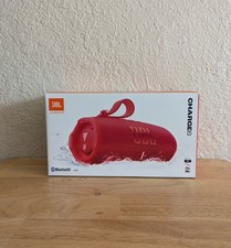 JBL Charge 6 Portable Bluetooth Speaker, Waterproof Drop-Proof, Red