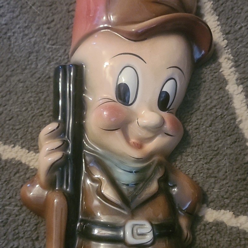 Warner Bros. Looney Tunes Elmer Fudd BAI-DOTTA 1986 Ceramic Figurine 3D Glossy