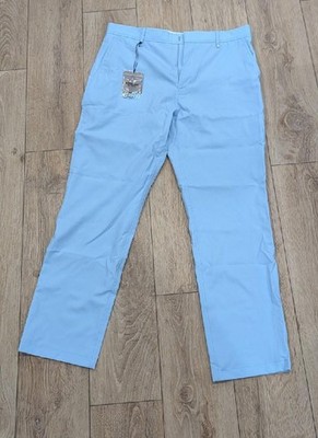 $910 Mens Burberry ''Ezra'' Wool Trousers Pants Light Blue 56 US 40