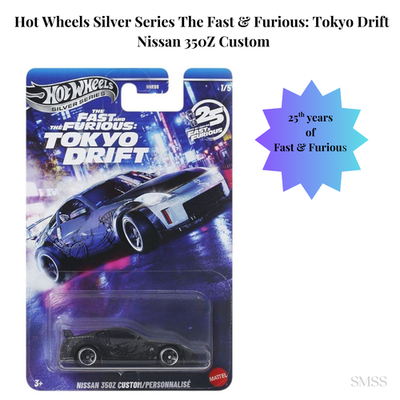Hot Wheels Fast & Furious ワイルドスピード Hot Wheels Silver Series Fast & Furious Tokyo Drift Nissan 350Z