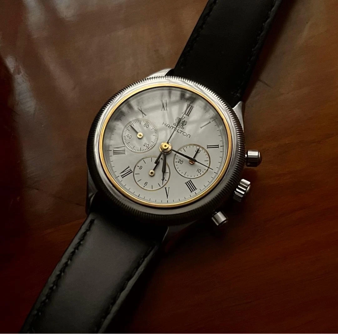Cadran De Montre Chronographe Lemania - Neuf Avec Défauts - Pour Collection Ou Réparation