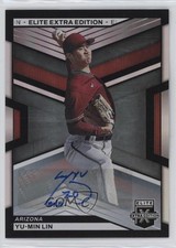 2023 Panini Elite Extra Edition Signatures Yu-Min Lin #120 Auto 0q3