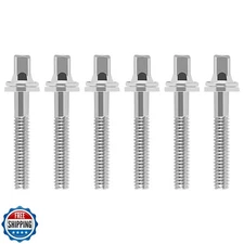 EASTROCK Drum Tension Rods Drum Screw 6 Pack M5X 1 4/5 Inch Percussion Replac