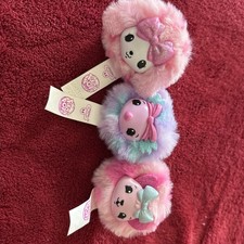 3 Pikmi Pops Surprise Mini Plush Animals Purple/Blue And 2 Tone Pink 2  Scented