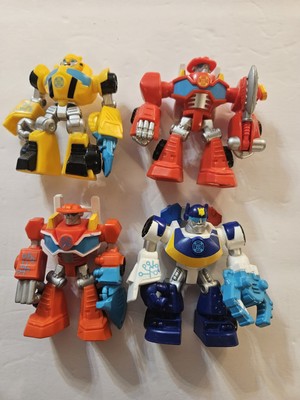 Playskool Rescue Bot Action Figure Lot Chase Heatwave Bumblebee