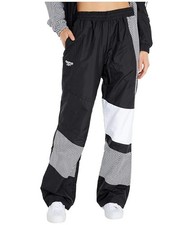 Reebok L52404 Womens Black/ White Classics Vector Track Workout Pants Size S