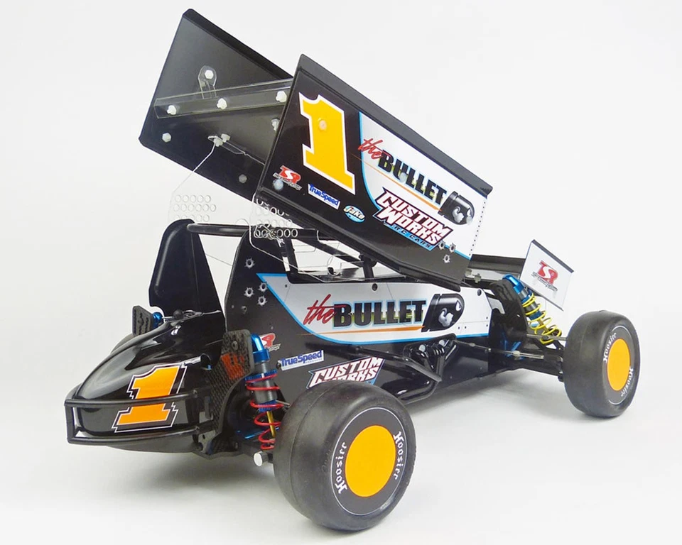 Custom Works Bullet 1/10 Electric Sprint Car Dirt Oval Kit (High Bite) [CSW0740] - Image 2 of 4