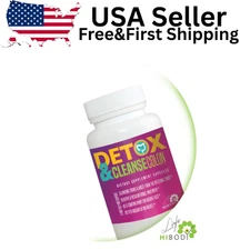 Hibody Detox & Cleanse Colon Supplement Fast Results 30-Day Supply Brand New