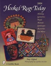 Hooked Rugs Today Book Holiday People Animals Geometric