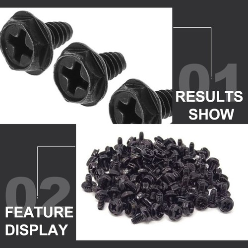 100 PCS Power Supply Screw Computer Case Screws Fastener Pci Slot - 第 2/12 張圖片