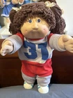 Cabbage Patch 1983 Hm2 Brown Poodle Violet Eyes