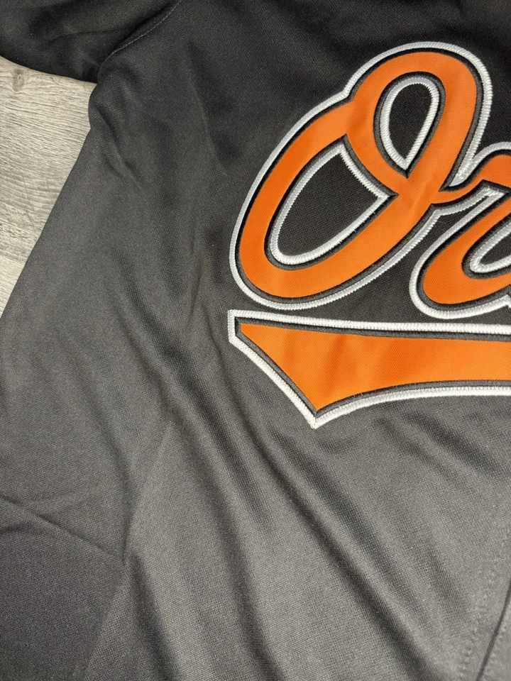 Cal Ripken Jr. 2001 Baltimore Orioles Alt Black Jersey w/ Patch Mens Size Large - Image 4 of 4