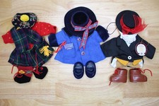 Muffy  Hoppy VanderBear 1993 Outfit Lot   Highland, Grand Tour  Horsin  Around