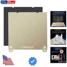 Ender 3 V3 KE PEI Spring Steel 235x235mm, Texture PEI Sheet Magnetic Flexible...