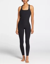 CALIA LustraLux Bodysuit Sizes XS, S, M, L & XL Black NEW