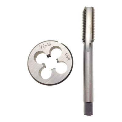 1/2-18 Tap and Die Set RH Right Hand HSS 1/2x18 Thread Tap Die TooL