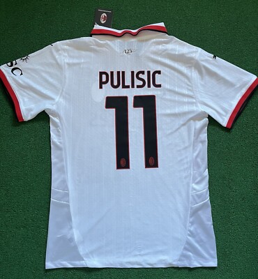 NWT AC Milan 24/25 Away PLAYER VERSION Jersey “Pulisic 11” (Medium