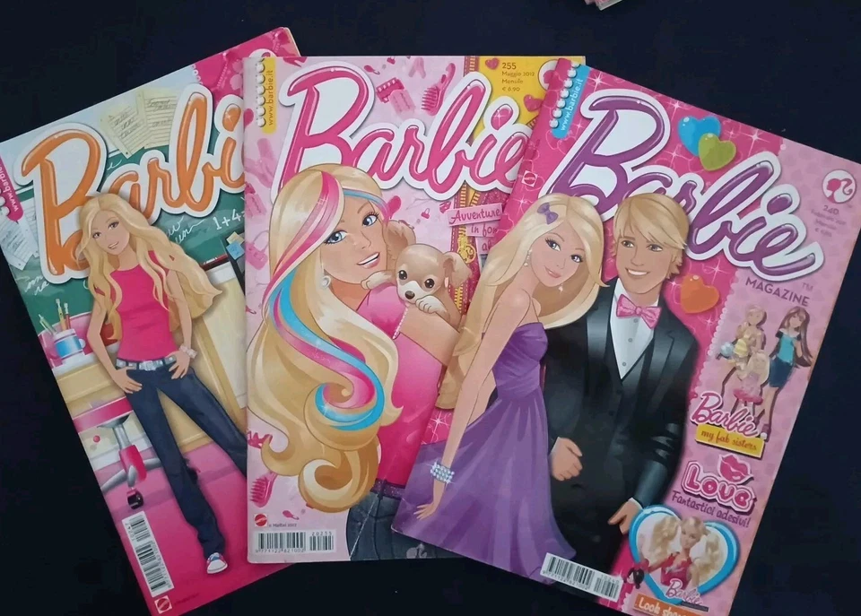 Lotto 9 Riviste Barbie Magazine Mattel Collezione  - Immagine 4 di 4