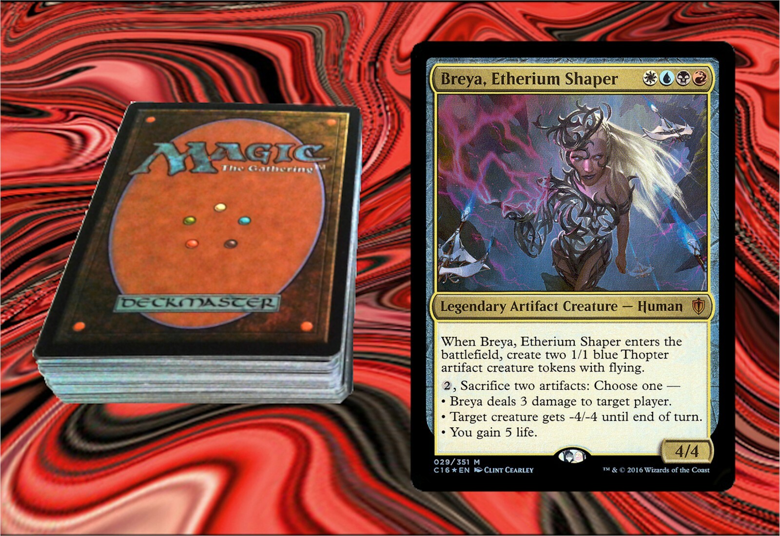 BREYA, ETHERIUM SHAPER EDH COMMANDER DECK Magic Gathering MTG 100 cards eBay