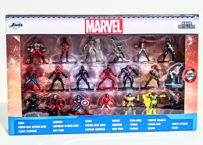 Jada Marvel Nano Metal Figs 20 Piece Set 100% Diecast Superhero