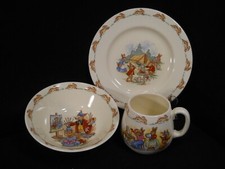 Royal Doulton Bunnykins 3 Piece Childrens Set Bowl Plate Mug