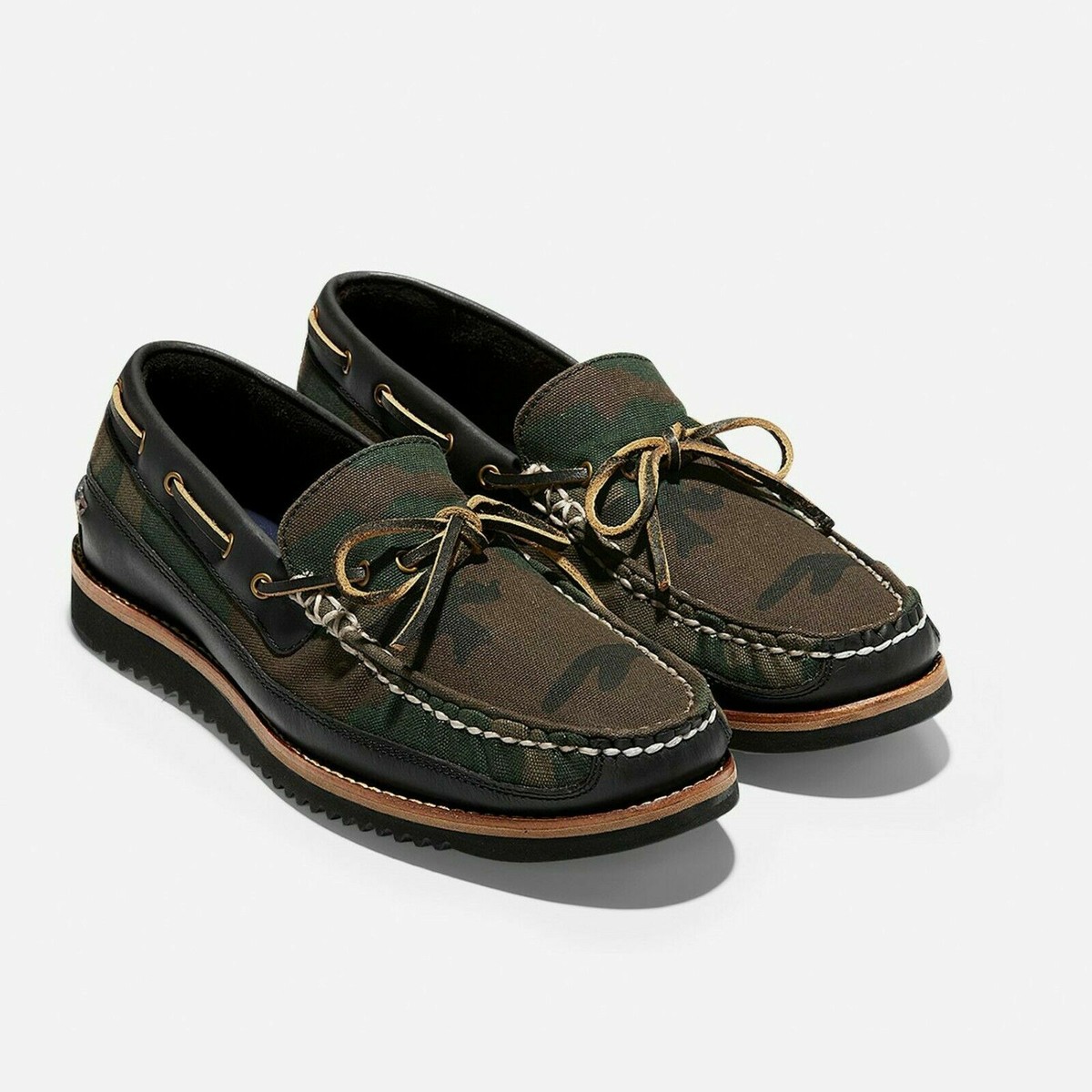 Cole Haan Men's Pinch Rugged Camp Camo Moccasins Loafers Size 8.5