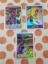 2007 Topps Chrome NBA 3 Card Refactor Lot - Danny Granger Mehmet Okur Luol Deng