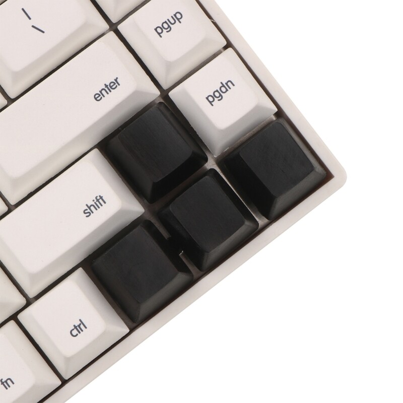 Sandalwood Mechanical Keyboard Keycap OEM Profile Ebony Wood Direction Keys for Enhanced Style and Durability