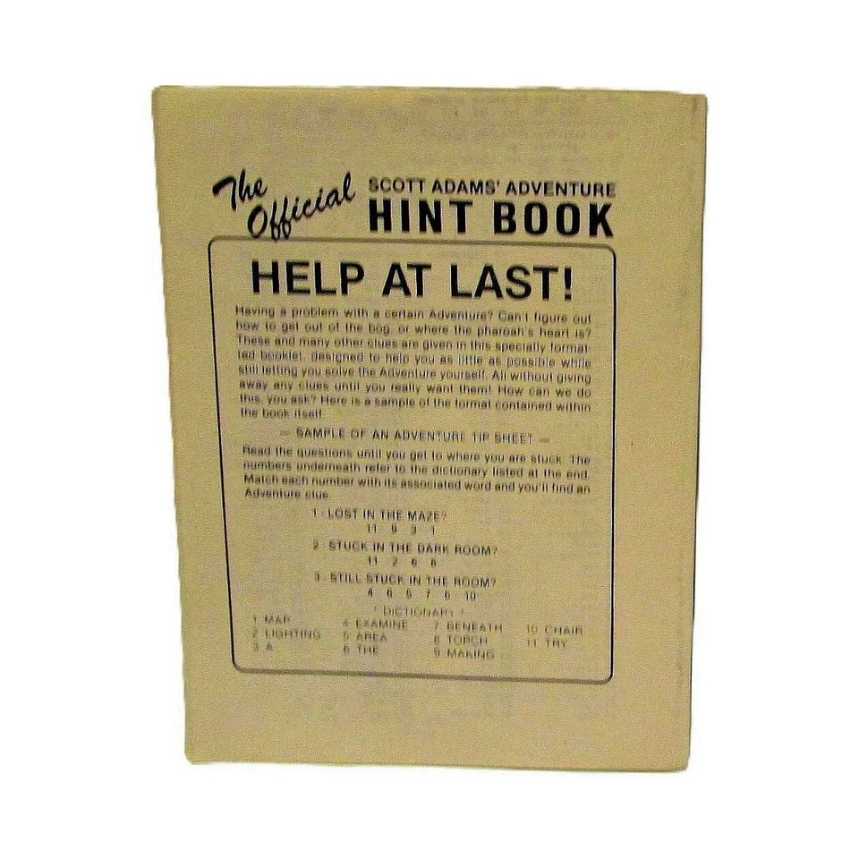 RARE Scott Adams Adventure Hint Book by Adventure International - Image 3 of 3