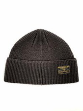 NWT POLO RALPH LAUREN INFANTRY HEADGEAR PATCH BROWN BEANIE HAT