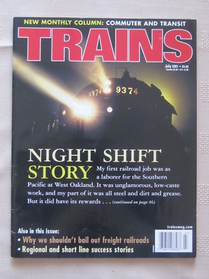 TRAINS - JULY 2001 - NIGHT SHIFT STORY