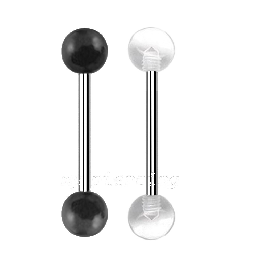 12 Paires Piercings Tétons Anneaux Barres 14G Acier Chirurgical - Fer à Cheval Et Droits