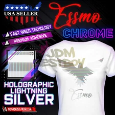 Essmo™ Holo Lightning Pattern Heat Transfer Vinyl HTV T-Shirt Iron On Press SP13