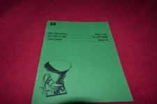 John Deere CE 300 C380 Spin Spreader Dealer's Parts Book BWPA