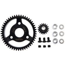 NEW Powerhobby Hardened Steel 32P 50T 0.8M Spur Gear w 18T Pinion FOR Traxxas Sl