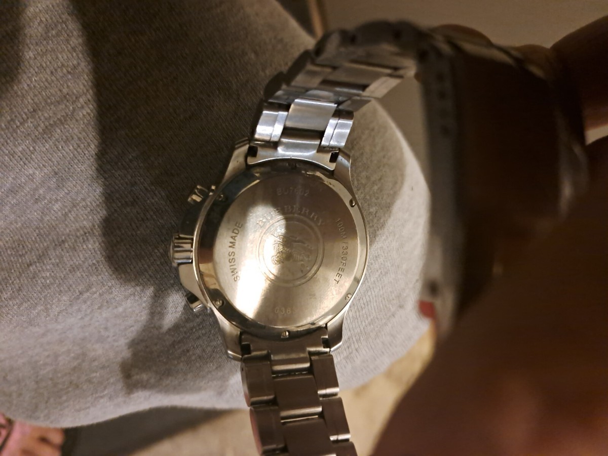 BURBERRYS BU7602 Quartz Stainless GRY/SLV Analog Men's Watch