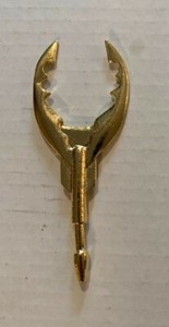 PREDATOR 2 SPEAR TIP METAL HALLOWEEN PROP COSPLAY GOLD PLATED LIFE SIZE