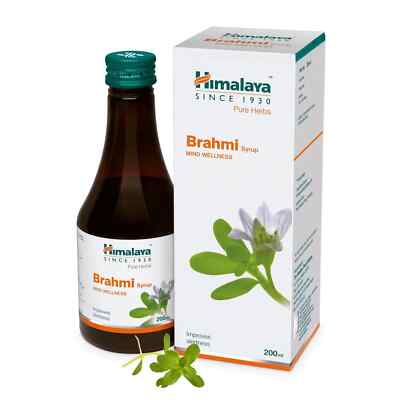 Himalaya Brahmi Syrup helps calm the mind, (200ML) exp-2027 fast shipping.