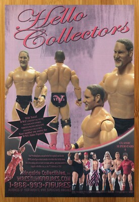 2005 Ringside Collectibles Wresting Action Figures Print Ad/Poster Val Venis Art
