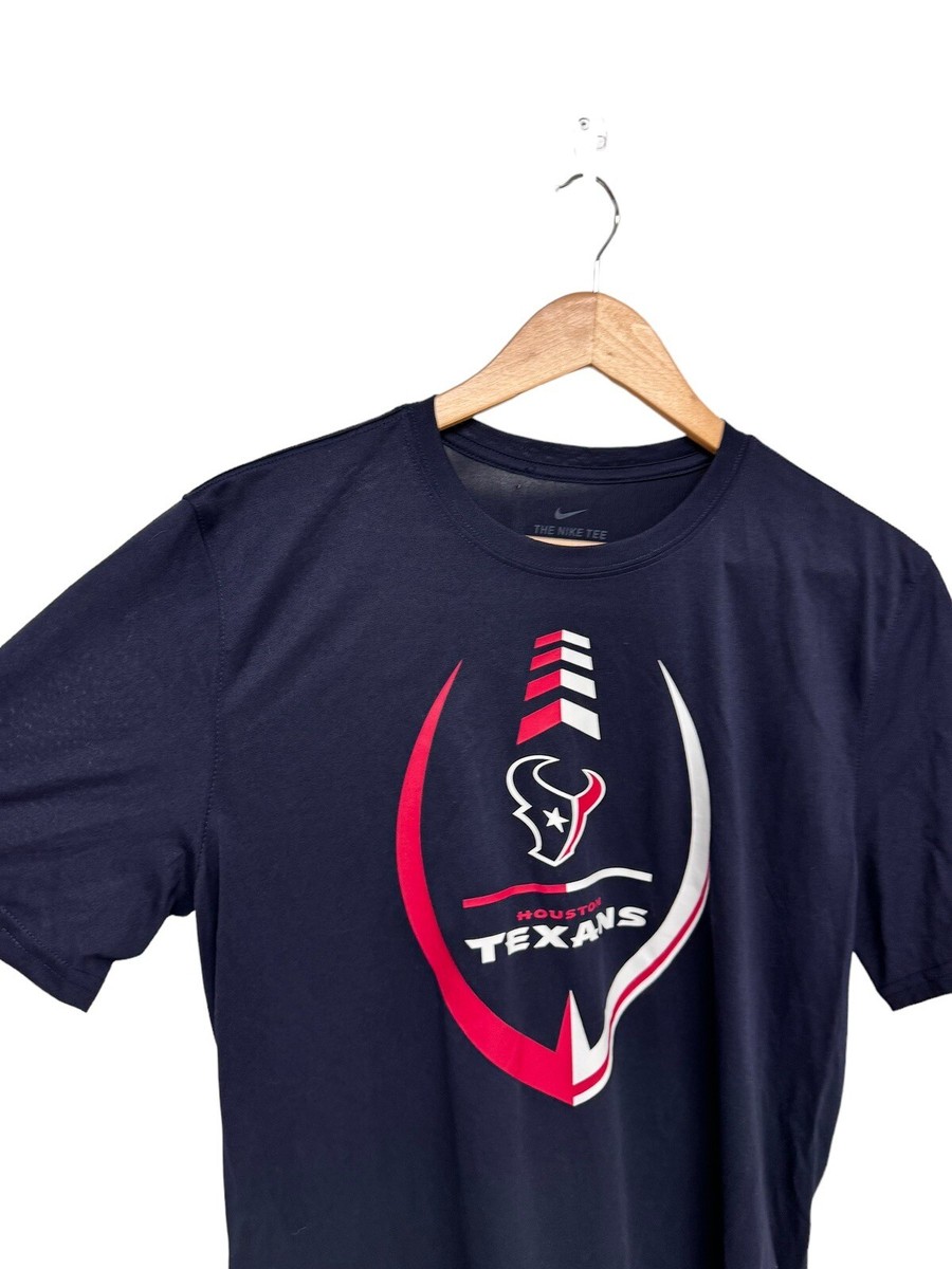 Nike Men's T-shirt Houston Texans Navy Sideline Infograph