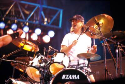 Lars ULRICH and METALLICA Lars Ulrich performing live onstage 1995 Old Photo