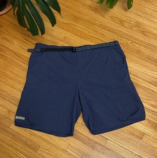 Vintage 90s XL Columbia Lightweight Lined Nylon Hiking Shorts Baggies Packable