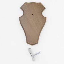 1 Pezzo Di Trofeo Di Cervo Piccolo Marrone AF 19 CM X 11 CM Con 1x Clip