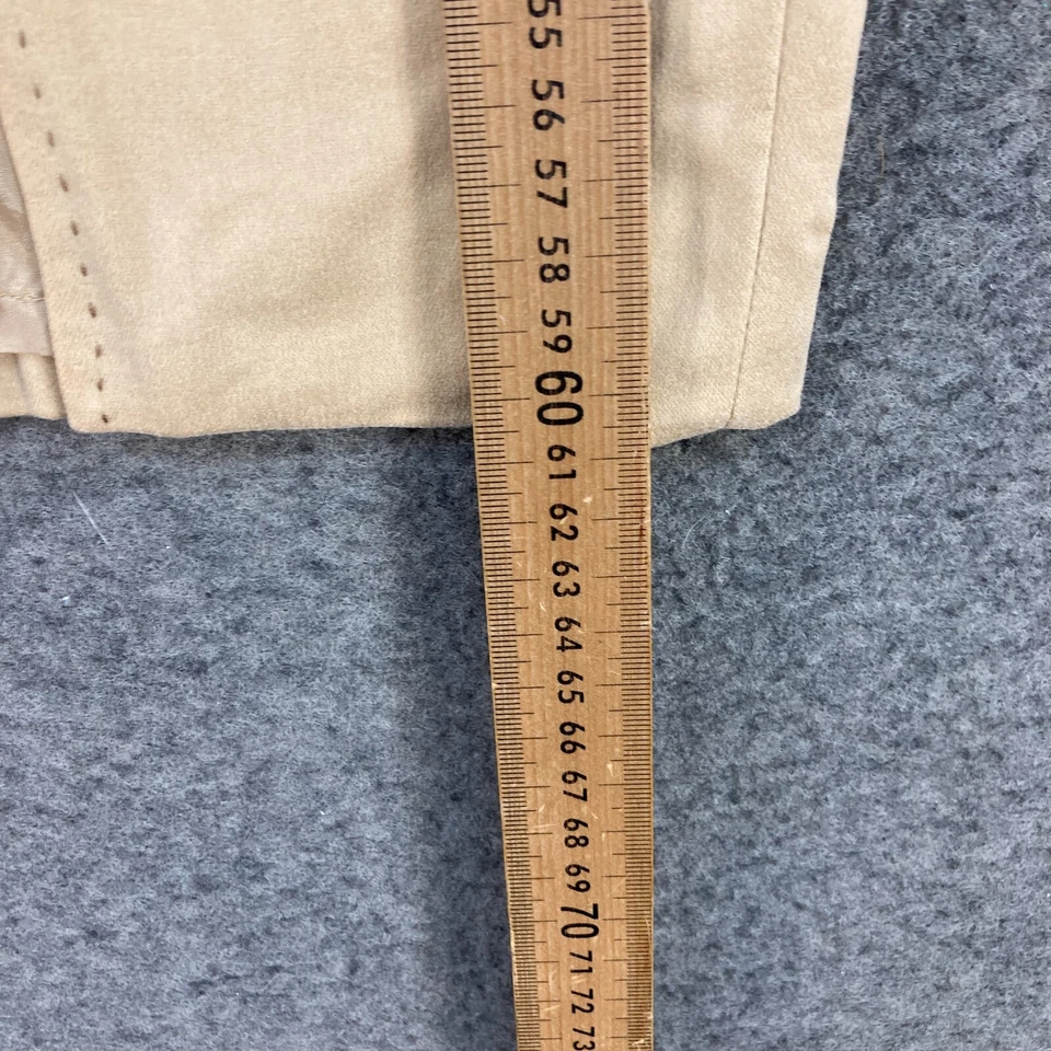 Falda Max Mara Sportmax Mujer Talla 12 Algodón Beige Recta y Lápiz 51901 Foto 4 de 4