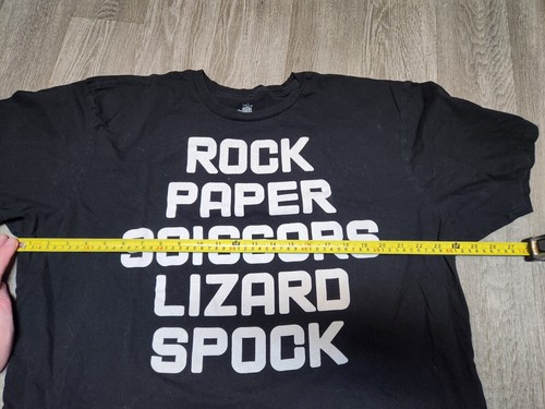 Big Bang Theory | Rock Paper Scissors Lizard Spock Tee | Size 2XL - Picture 4 of 4