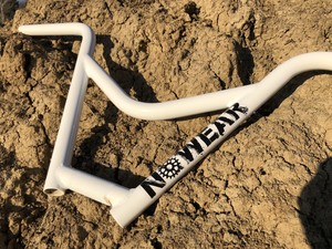 white bmx handlebars