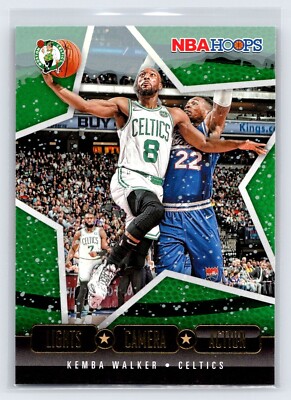 KEMBA WALKER 2020 NBA Hoops Lights Camera Action Winter Parallel #10 Celtics