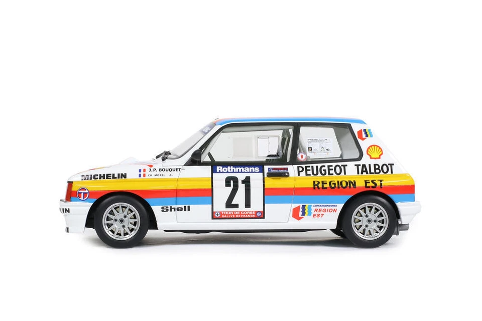 Talbot Samba #21 Rallye Tour De Corse 1985 Bouquet Modellino 1:18 Ottomobile - Immagine 3 di 4