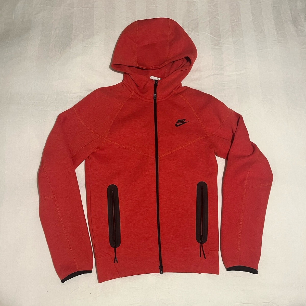 Nike Tech Fleece Hoodie Jacket Light University Red FB7921-672