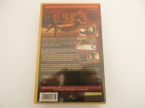 Cassette VHS LE ROI SCORPION The Rock - Universal VF - Imagen 2 de 2